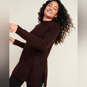 Old Navy Warm Brown Knit Sweater Tunic